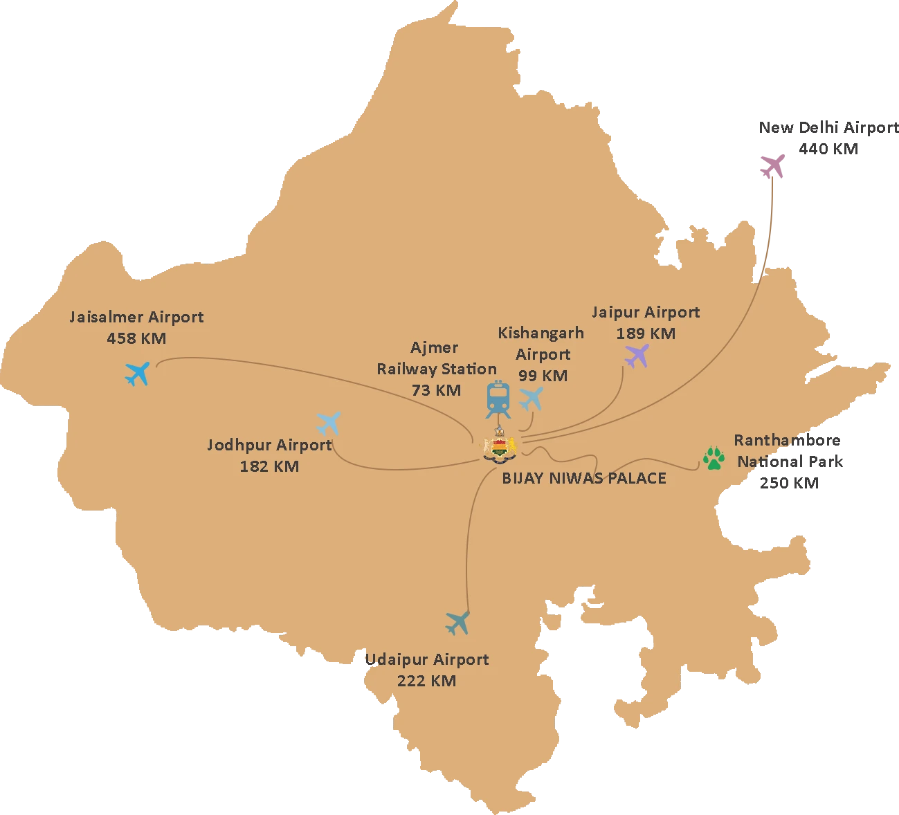 Rajasthan Map Image